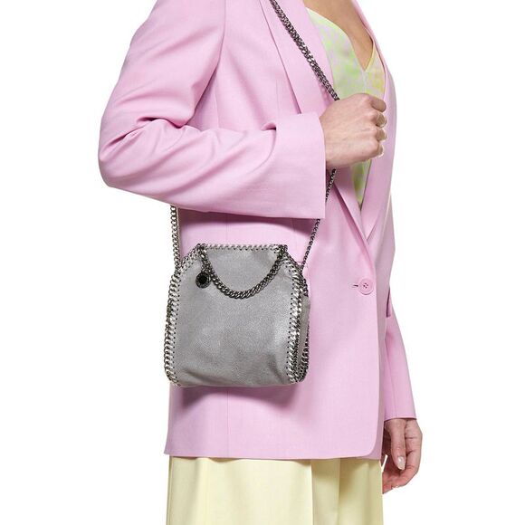 Stella Mccartney Women Falabella Shaggy Deer Mini Tote Bag - Picture 6 of 6